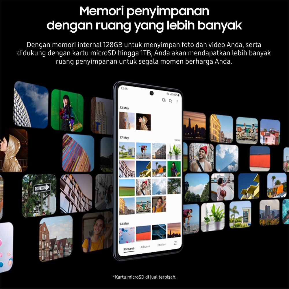 Samsung Galaxy M52 5G 8/128 GB RAM 8 ROM 128GB Handphone Hp Smartphone Android Original Garansi-8