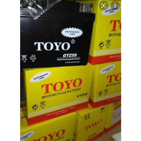 Aki Kering Motor Merk TOYO