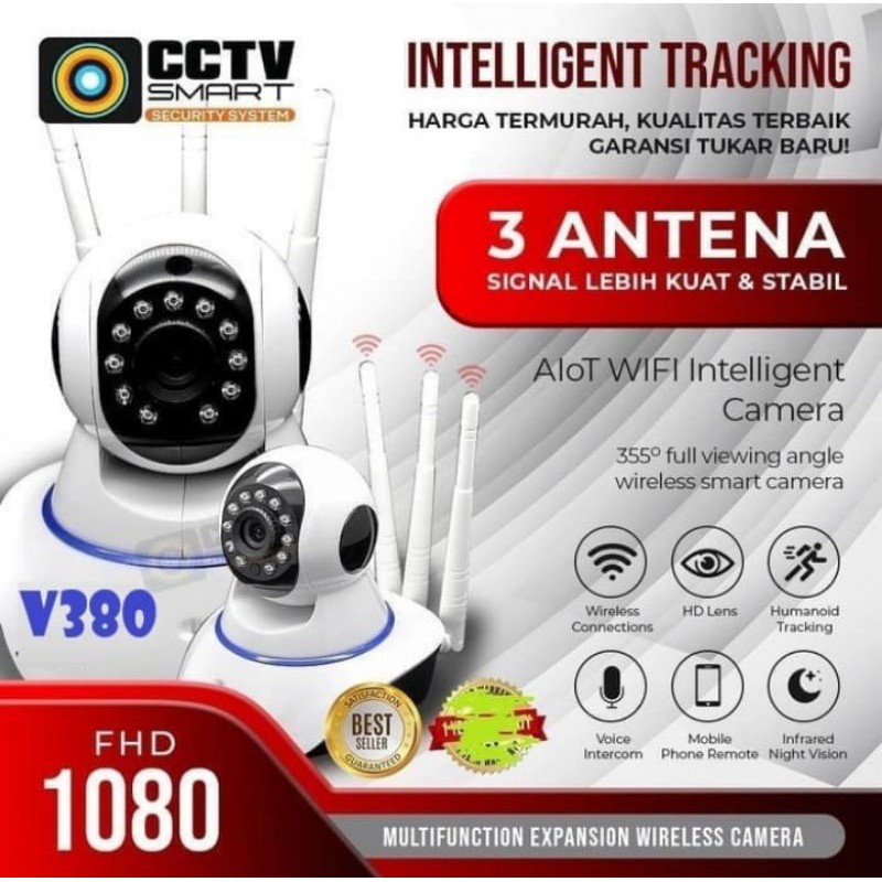 CCTV IPCAMERA V380 3/5 ANTENA INDOOR