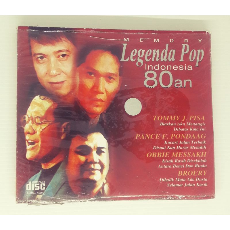 CD MEMORY LEGENDA POP INDONESIA 80an by RNB rec.