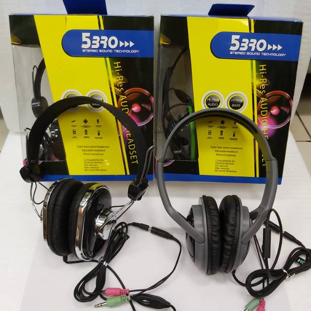 Headphone Headset Stereo Sound Technology 5BRO / HK +MIC