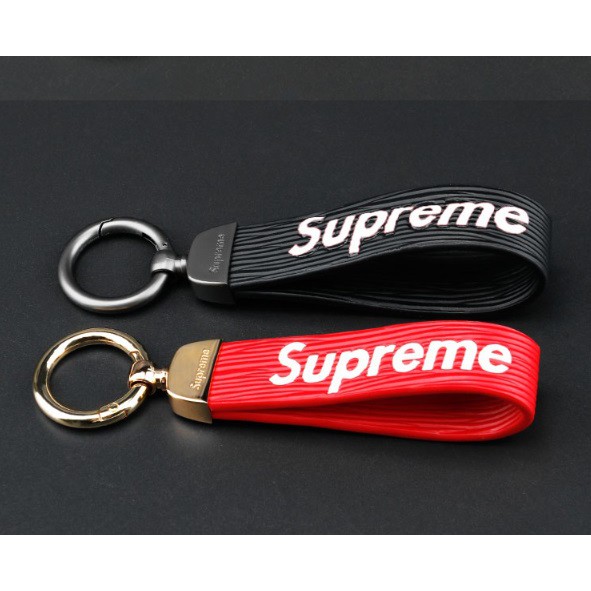 Gantungan Kunci Branded SP Hitam dan Merah