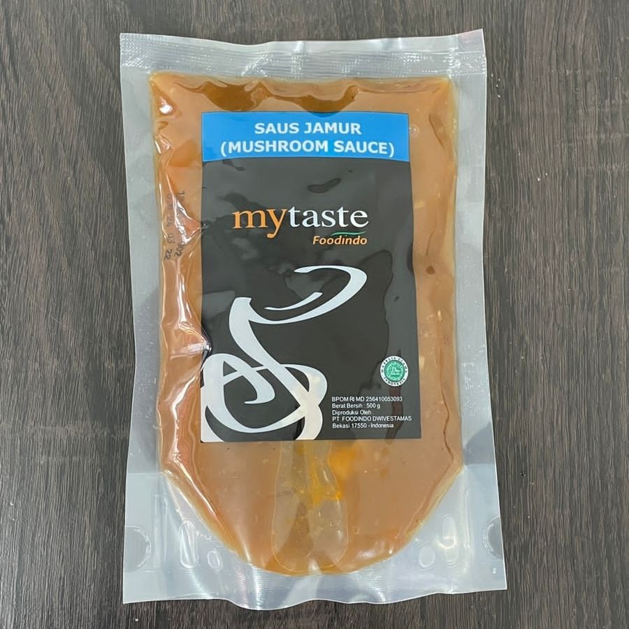 MYTASTE SAUS 500GR RASA BARBEQUE BLACKPEPPER JAMUR