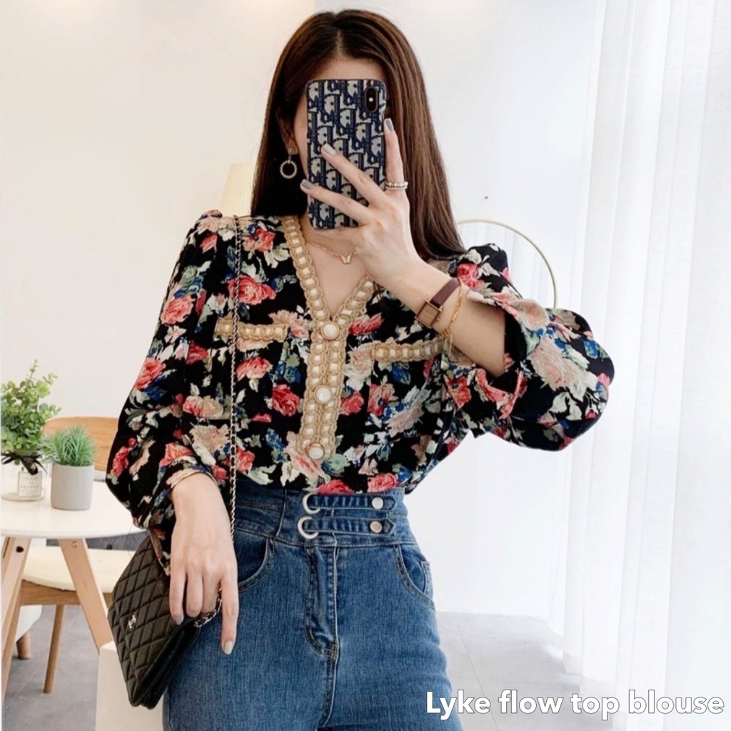 Lyke flow top blouse  -Thejanclothes