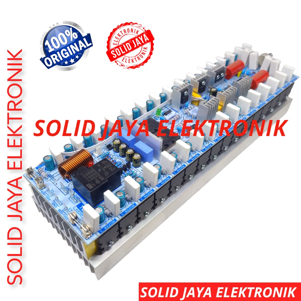 KIT POWER AMPLIFIER JBL6295 2400W 3200W MONO PLUS TR FINAL TOSHIBA 2SA1943 2SC5200 / MJL MJL21193 MJL21194 ASLI ORI ORIGINAL JAPAN JBL6295 JBL- 6295 PROTECTOR SPEAKER  INPUT BALANCE AMPLI 2SA 1943 2SC 5200 A1943 C5200 / MJL 21193 21194 LEGEND MASTER