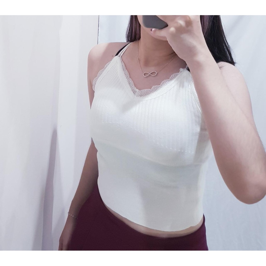 4018 sexy sling knit top