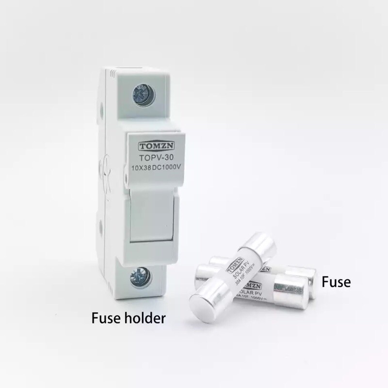 Solar PV Fuse Holder DC 1000V untuk Sekering Tegangan Tinggi panel Surya