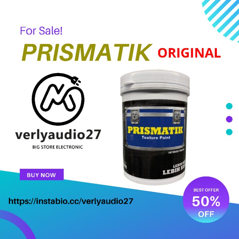 PRISMATIK Original Textur Paint Verlyaudio27 Sound Sytem Cat Box Speaker Amplifier Hardcase Aksesori