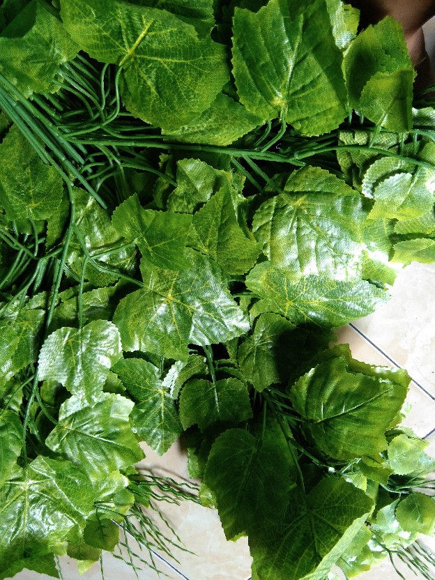 Daun Anggur Ijo - 506 (lusinan) Daun Plastik Daun Artificial Daunhias Daundekorasi Grosirdaunanggur