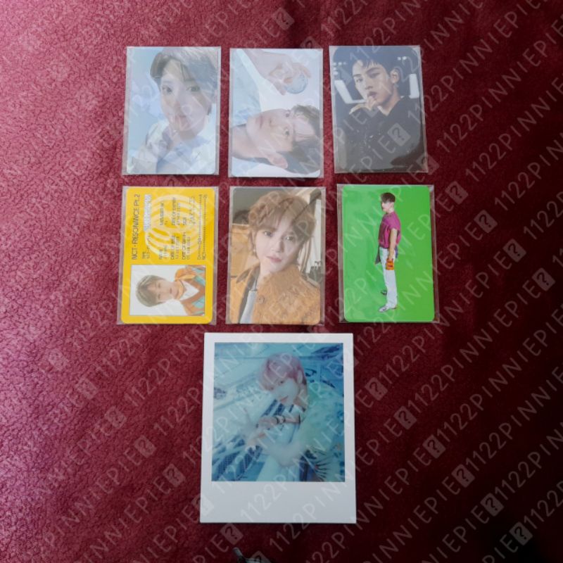 NCT Dream 127 WayV Winwin Taeyong Jisung Photocard Polaroid Tincase ID card Departure Hello Future p