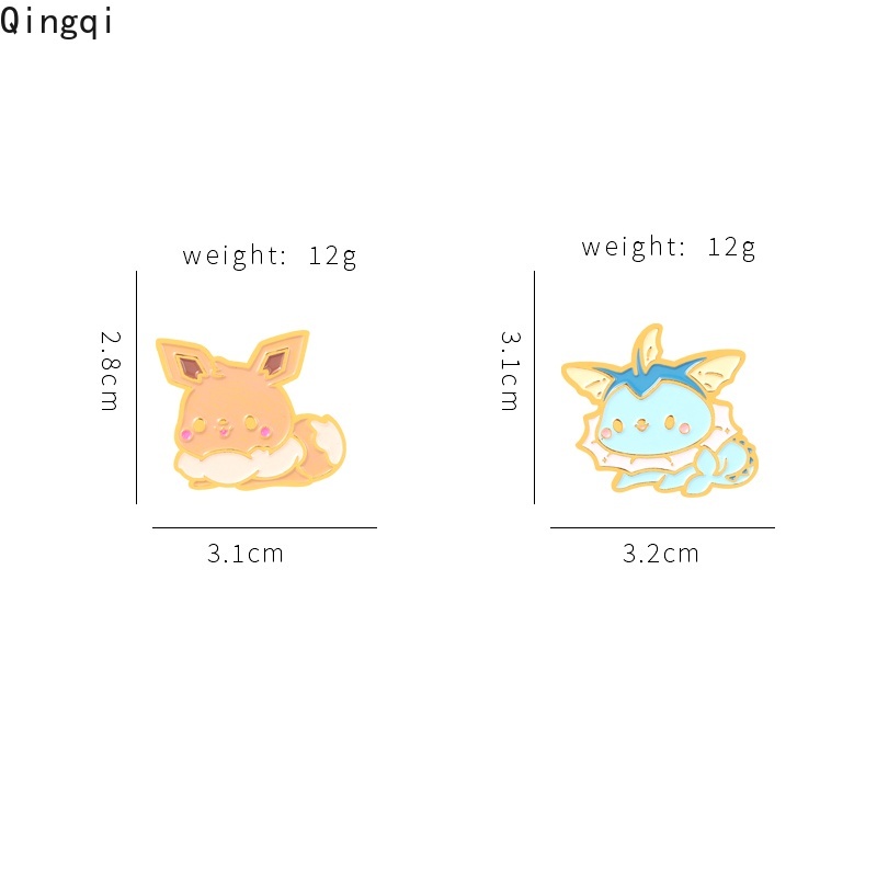 Bros Pin Enamel Bentuk Kartun Hewan Kelinci Anime Elves Untuk Hadiah Penggemar