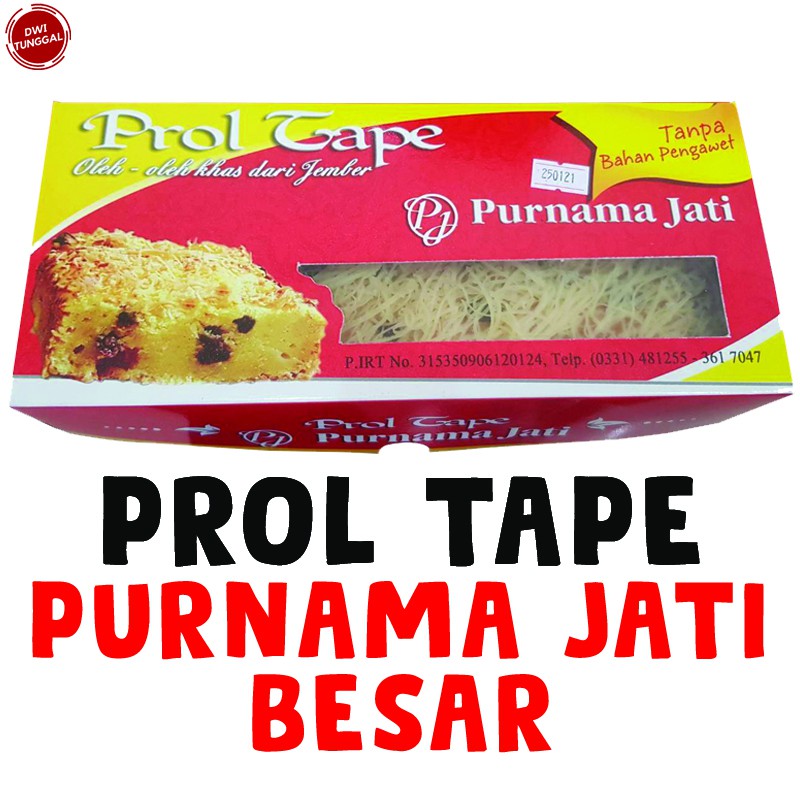 

Prol Tape Jember Purnama Jati (Besar)