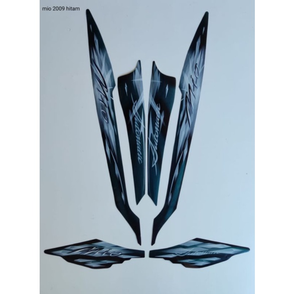 STRIPING MIO SPORTY 2009 HITAM