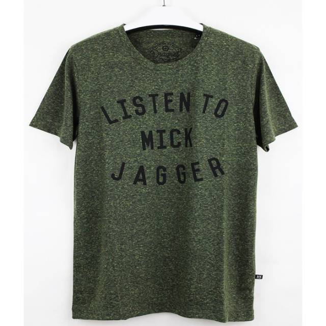 Tshirt baju kaos LISTEN TO MICK JAGGER