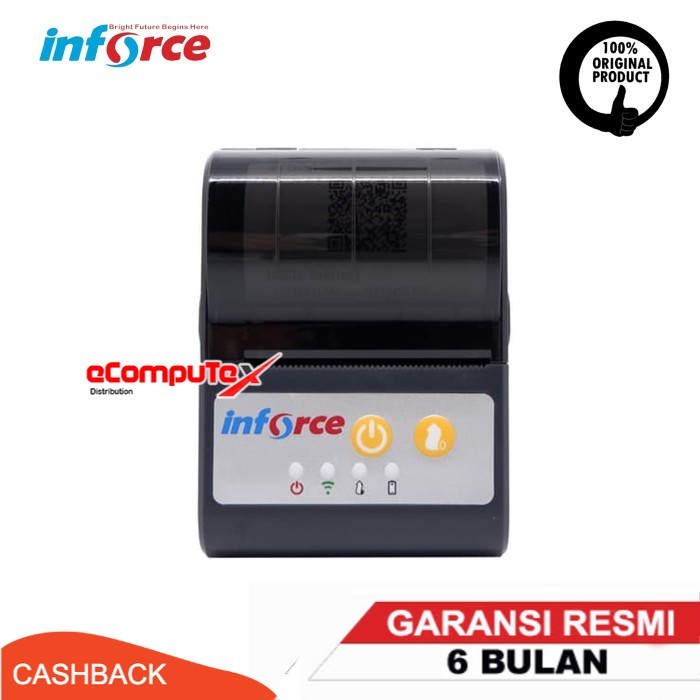 PRINTER PORTABLE KASIR STRUK INFORCE P58C USB BLUETOOTH BATERAI