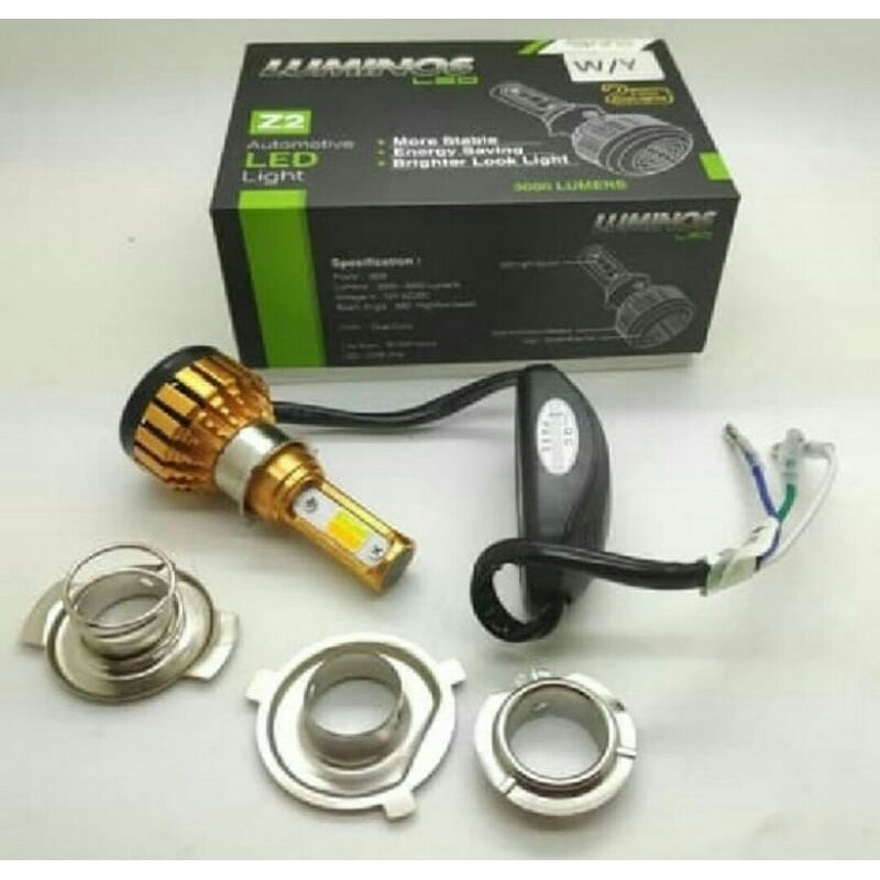 LAMPU LED 3 SISI LUMINOS Z2 PUTIH KUNING 2 WARNA