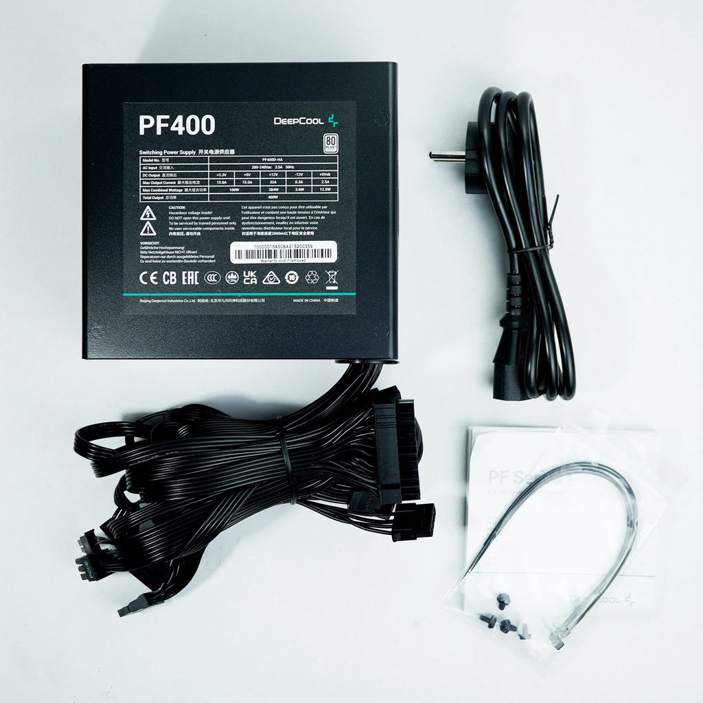 PSU PC PSU DEEPCOOL POWER SUPPLY DEEPCOOL PF400 PF-400 400W 80+ RESMI