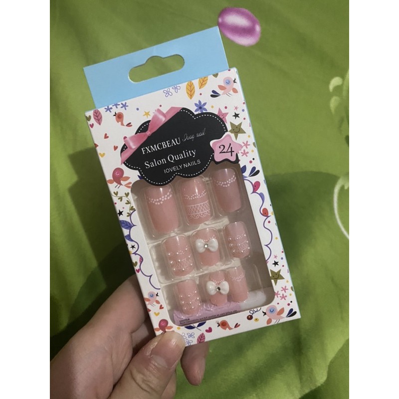 FAKE NAILS ART - KUKU PALSU READY STOCK - KUKU TANGAN & KUKU KAKI