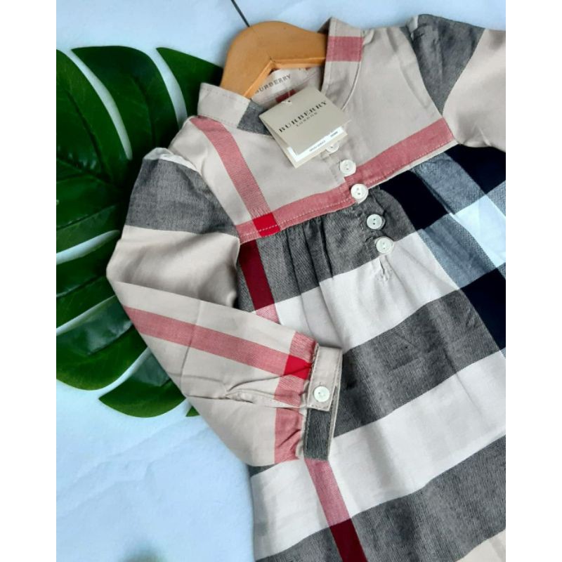 BURBERRY DRESS anak/Dress Anak Burberry