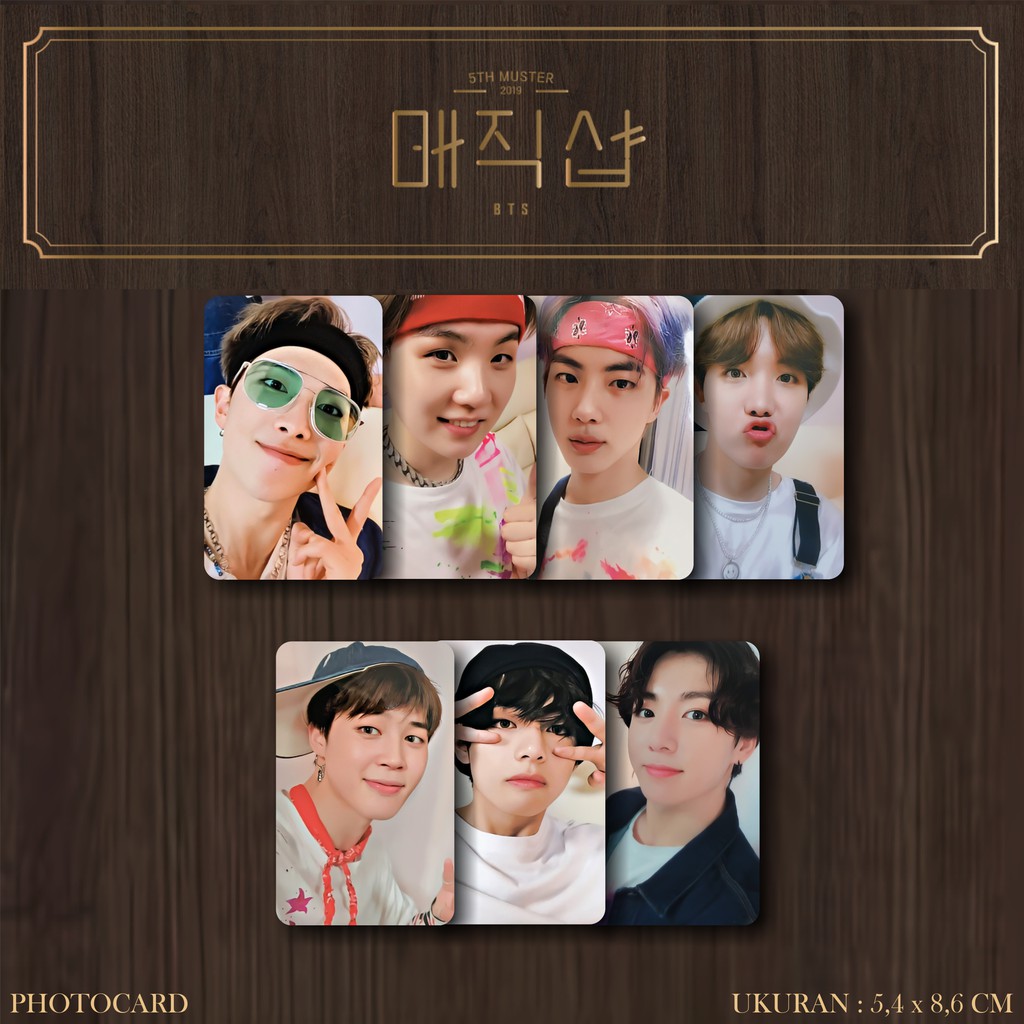 [Photocard] BTS 5th Muster 2019 Magic Shop - Unofficial