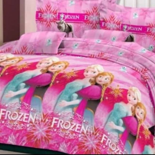 Harga Pabrik Bedcover Set Katun Jepang Frozen Pilih Size YDZajnij06xbe