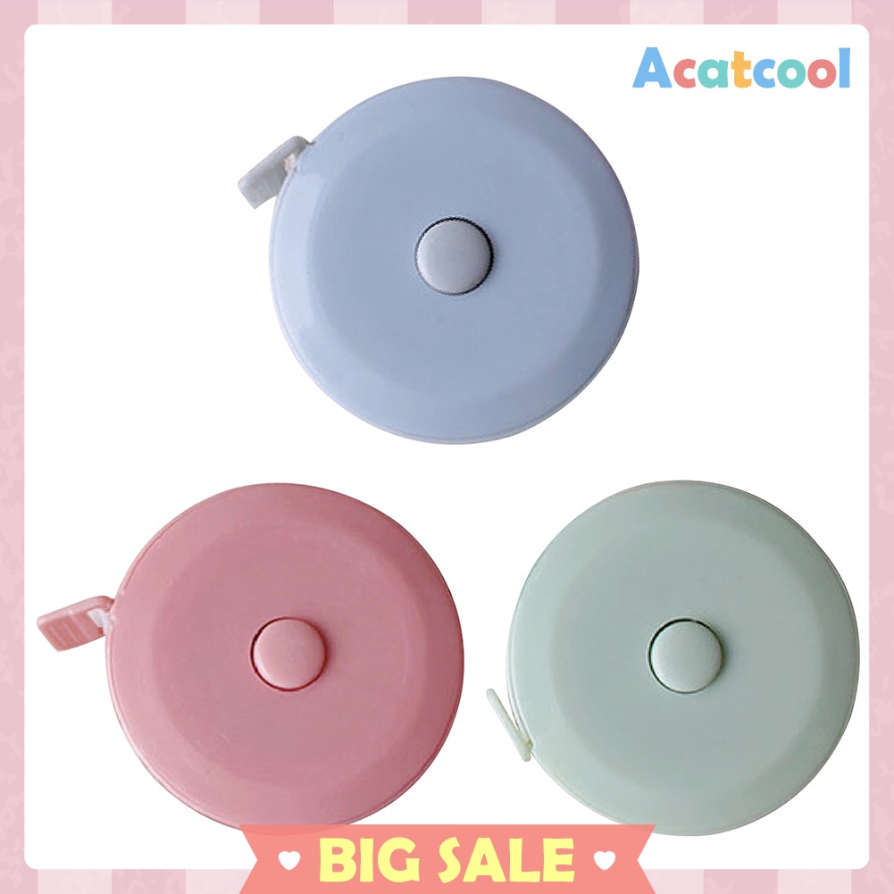 150cm Sewing Tailor Tape Measure Retractable Body Height Measuring Meter