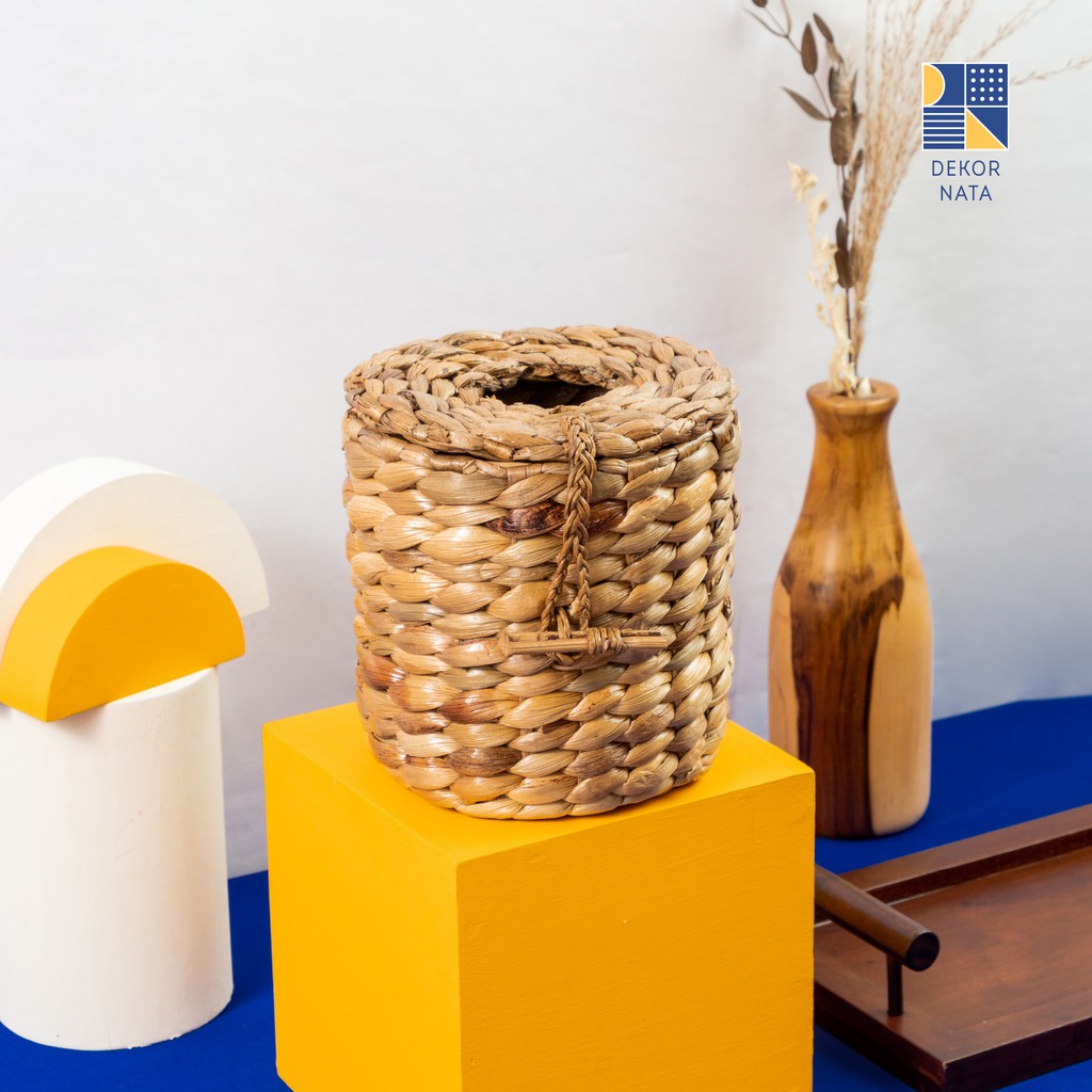 

Dekornata Eceng Round Tissue Box / Tempat Tisu / Kotak Tisu / Tissue Box