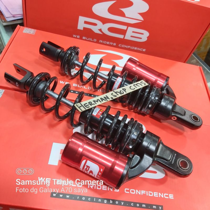 shock shockbreaker rcb nmax pcx xmax tiger rx king gl versa eb2 mb2 / Shock rcb eb2 mb2 pcx nmax tiger gl rx king versa supra karisma 320 330 335 / shock rcb eb2 350mm shogun rx king bebek-Mb2 hitam nmax pcx