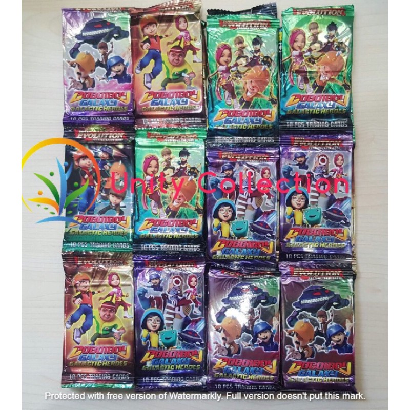 Trading Card BoboiBoy / Mainan Kartu Trading Boboiboy