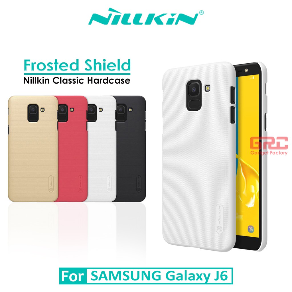 Hard Case SAMSUNG Galaxy J6 Nillkin Frosted Shield Casing Original