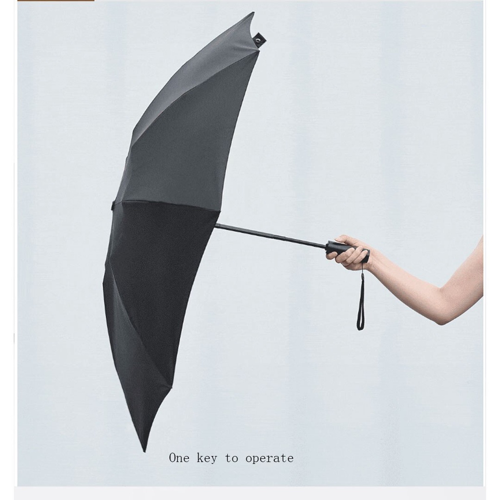 Mijia 90Fun Automatic Umbrella Fold Payung lipat Otomatis - Hitam