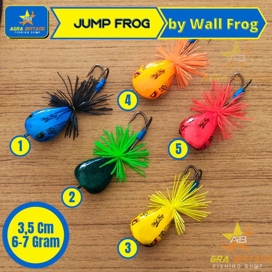 LURE JUMP FROG OVAL HANDMADE JUMPFROG 6-7 GRAM