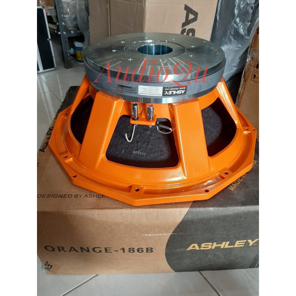 Speaker Komponen 18 Inch Ashley Orange 186B Spul 6Inch 3400 Watt 186 B
