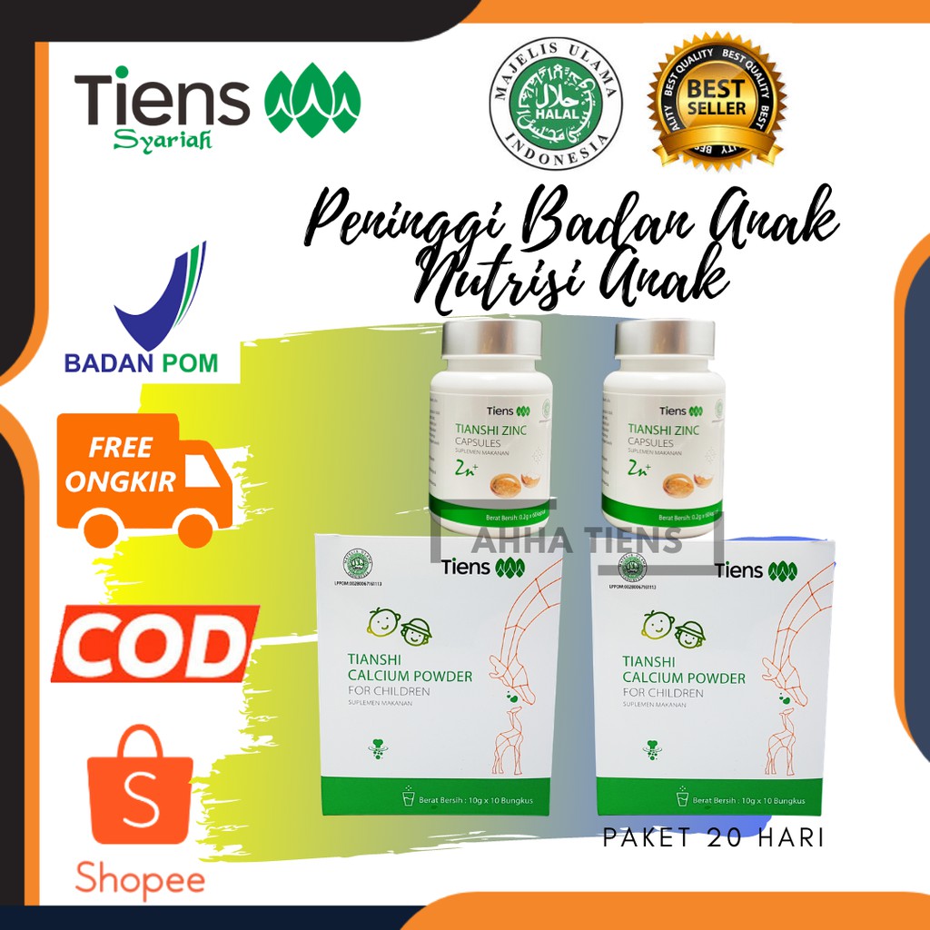 Peninggi Badan Anak Usia 1-14 tahun/ Penambah Nafsu Makan NHCP Junior | VITAMIN PENINGGI ANAK AMPUH