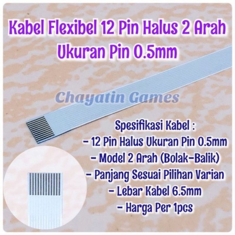 Jual Kabel Flexibel Pin Halus Arah Panjang Sesuai Pilihan Varian