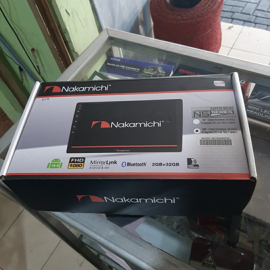 NAKAMICHI Android 9 / 10 inc N5 series ram 2 rom 32 unit Android mobil - 9 inch
