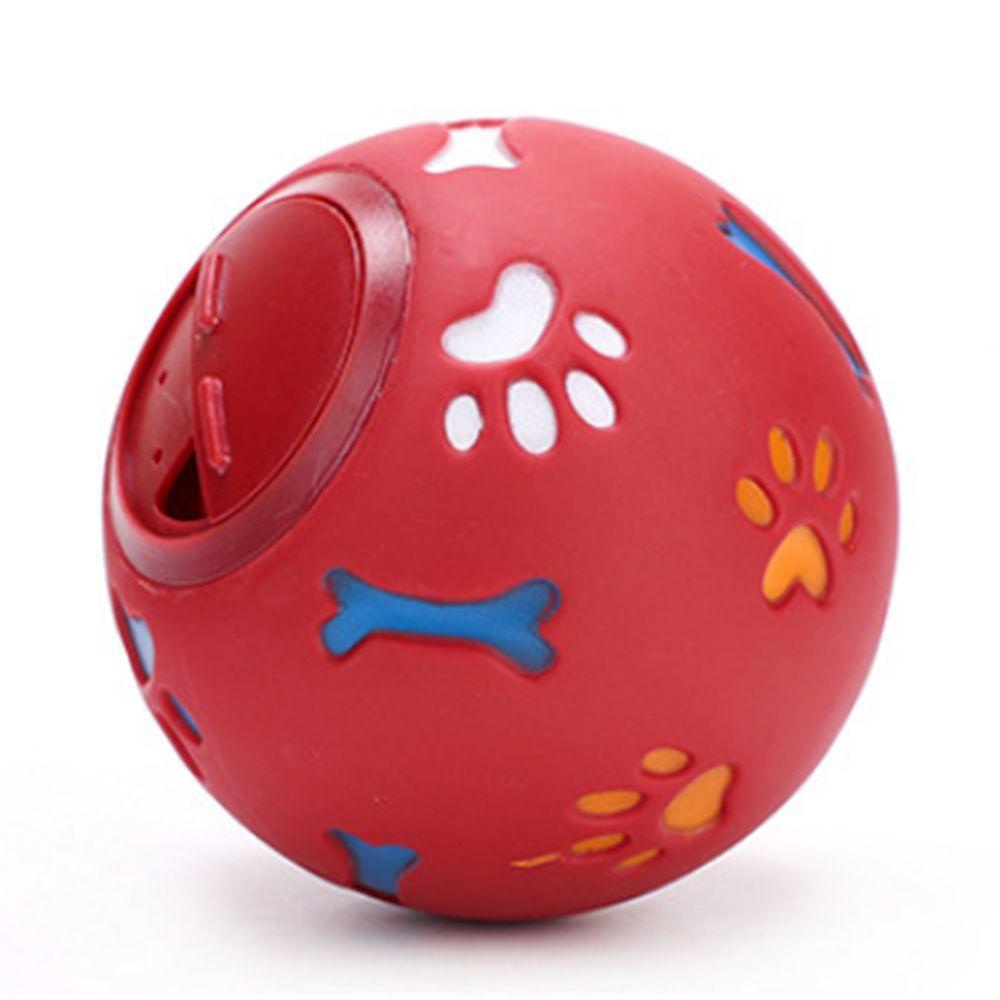 REBUY Rebuy Dog Ball Toys Puzzle Resistant Shrieking Dispenser Interaktif Mencicit Anjing Membersihkan Kebocoran Makanan