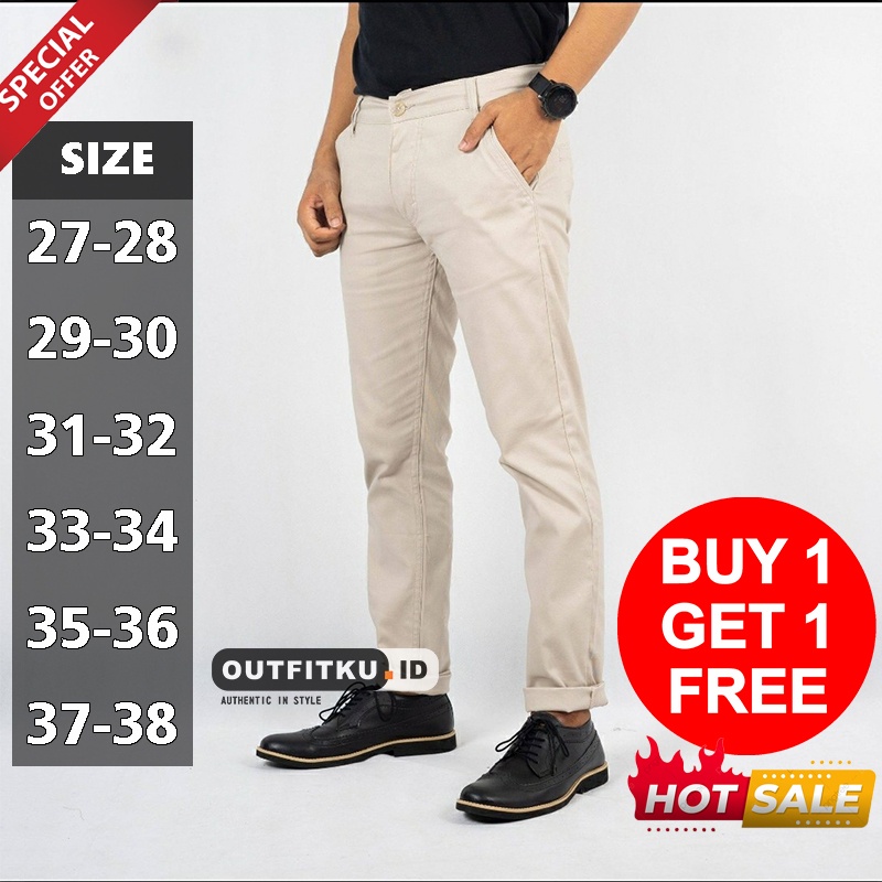 CELANA CHINO PRIA 28 - 38 / CELANA PANJANG COWOK / CELANA PANJANG PRIA CHINOS / CINOS PREMIUM