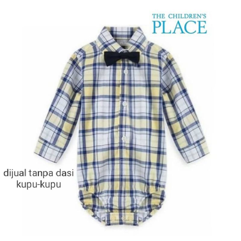 Size 0, 3, 6, 9 bulan. Kemeja Jumper Anak Bayi Laki. Place Carter's OshKosh BabyGAP-PLC Yellow plaid*