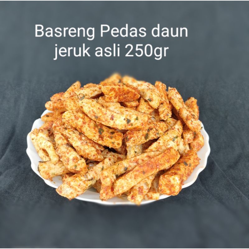 Basreng hah pedas daun jeruk 250gr-1