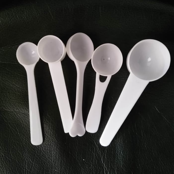 

Unik Set Sendok Takar Plastik Putih (Isi 5)