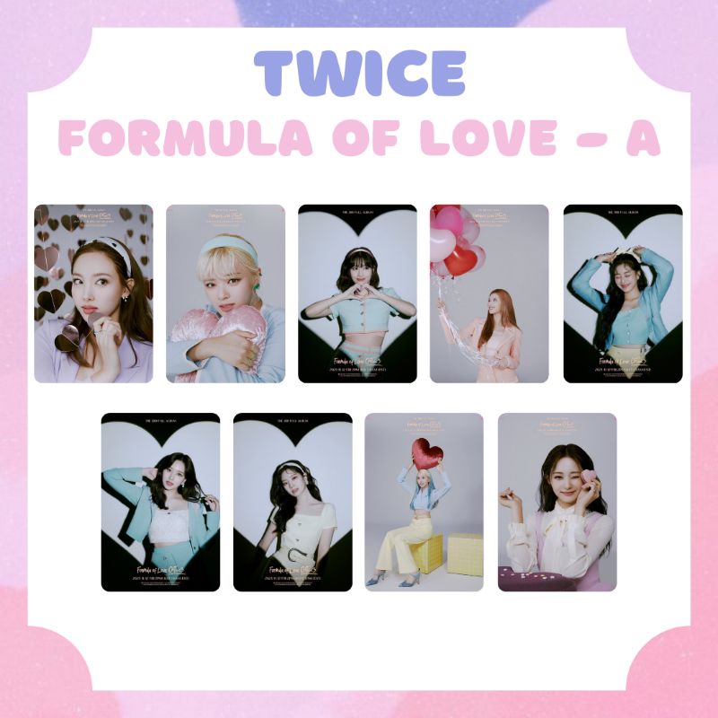 [TWICE] PHOTOCARD TWICE FORMULA OF LOVE ‼️BACA DESKRIPSI‼️