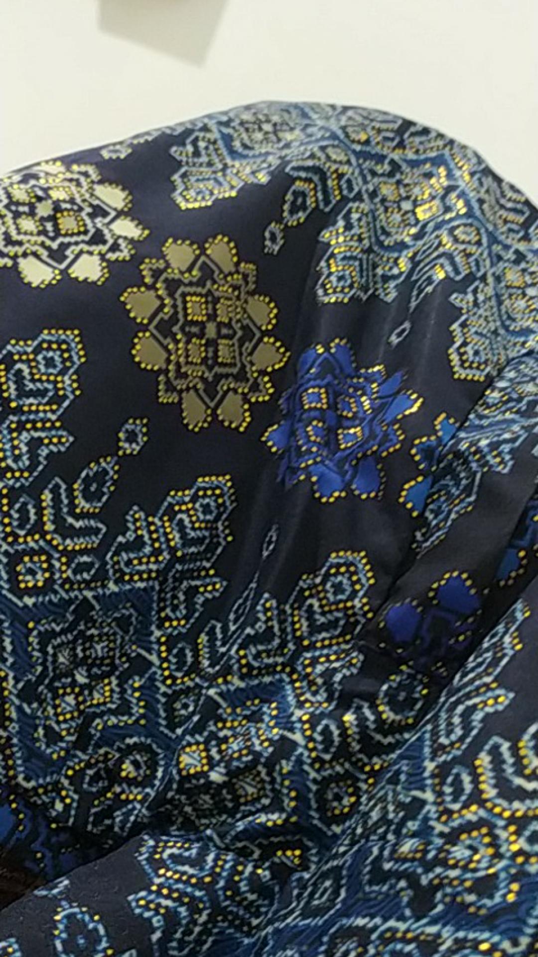 Couple Aurora Navy Busui/brukat/batik