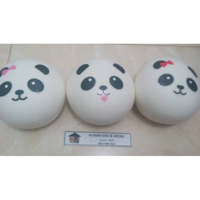 Squishy Jumbo Panda Bun