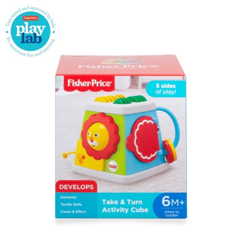 Fisher Price Take and Turn Activity Cube - Mainan Edukasi Anak