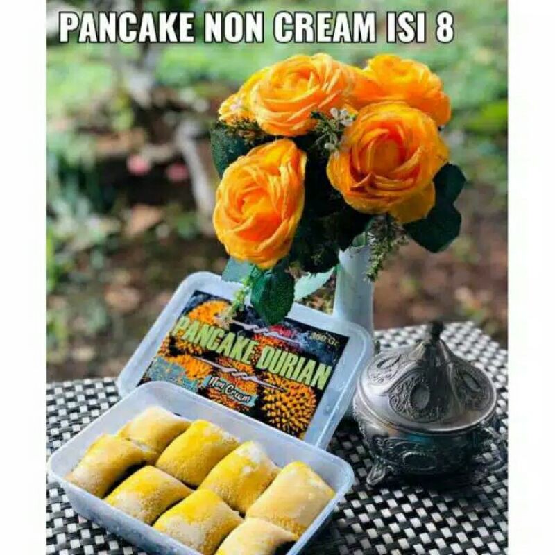 

Pancake Durian Full Non Cream isi 8