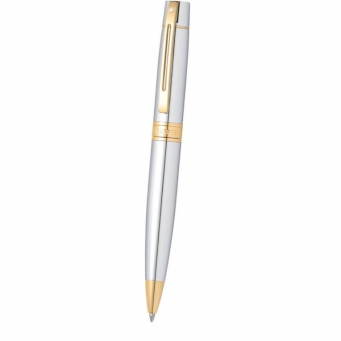 

Sheaffer SGC300 - 9342 Brush Chrome with 22K Gold Clip Ballpoint