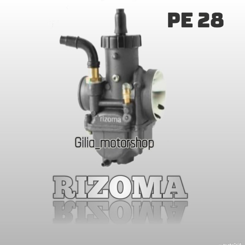 Karburator Carbu PE 28 Rizoma ORI Karbu PE  28 body black Rizoma Ori