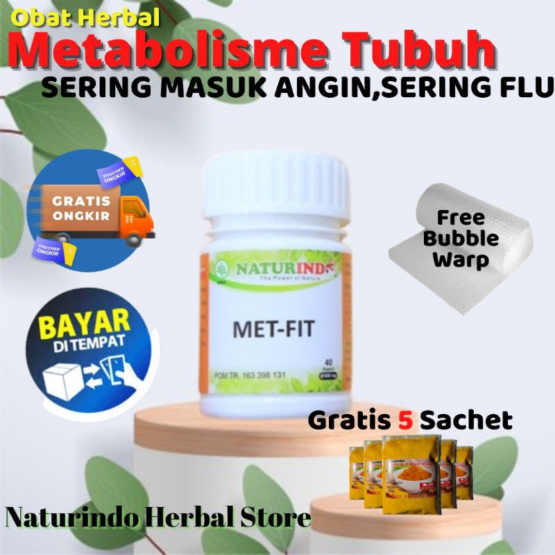 

Obat Herbal METFIT Naturindo (Spesial Metabolisme Tubuh)