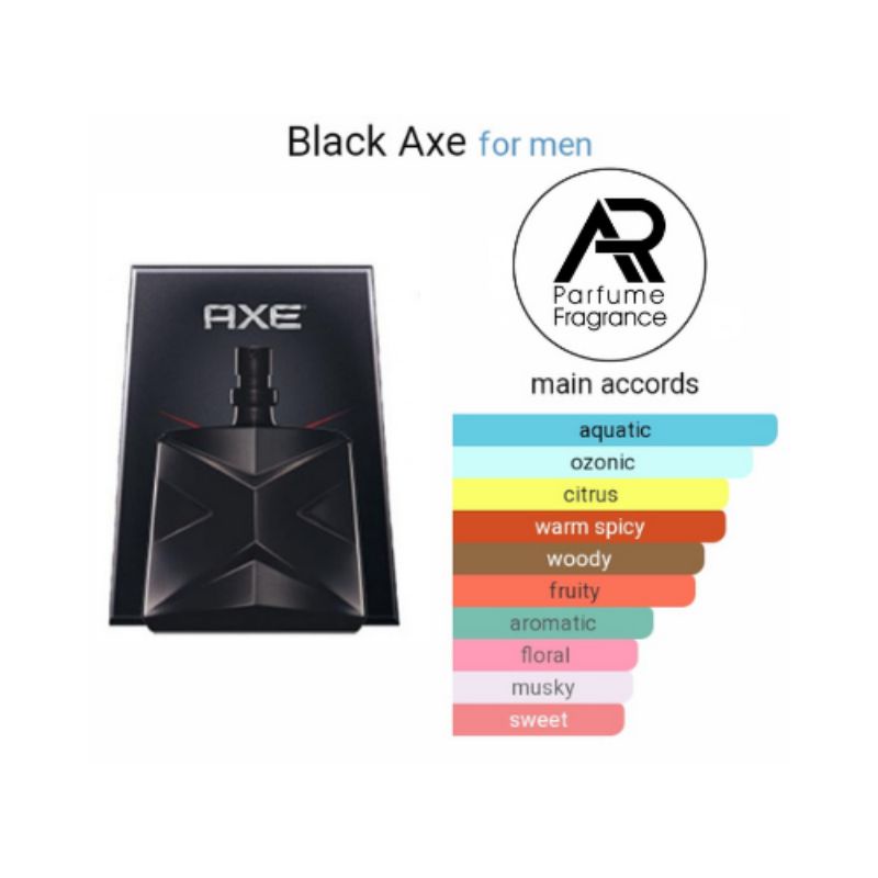 AR Parfume - AXE BLACK -Parfum Pria Best Seller - Parfum Tahan Lama,Lembut,Parfum Viral,Parfum Best Seller